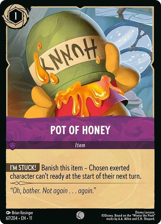 Image for Pot of Honey (67/204) (Winterspell) - Disney Lorcana