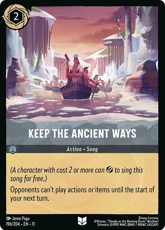 Image for Keep the Ancient Ways (196/204) (Winterspell) - Disney Lorcana