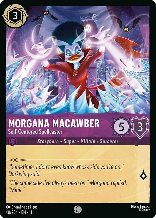 Image for Morgana Macawber - Self-Centered Spellcaster (40/204) (Winterspell) - Disney Lorcana
