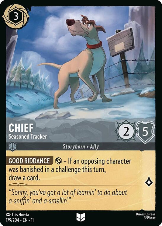 Image for Chief - Seasoned Tracker (179/204) (Winterspell) - Disney Lorcana