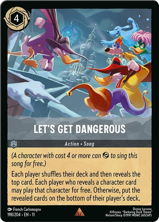 Image for Let's Get Dangerous (198/204) (Winterspell) - Disney Lorcana
