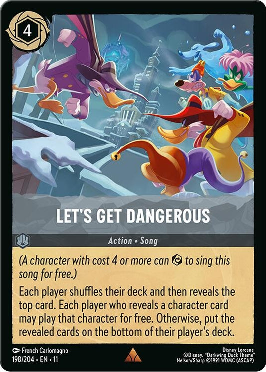 Image for Let's Get Dangerous (198/204) (Winterspell) - Disney Lorcana