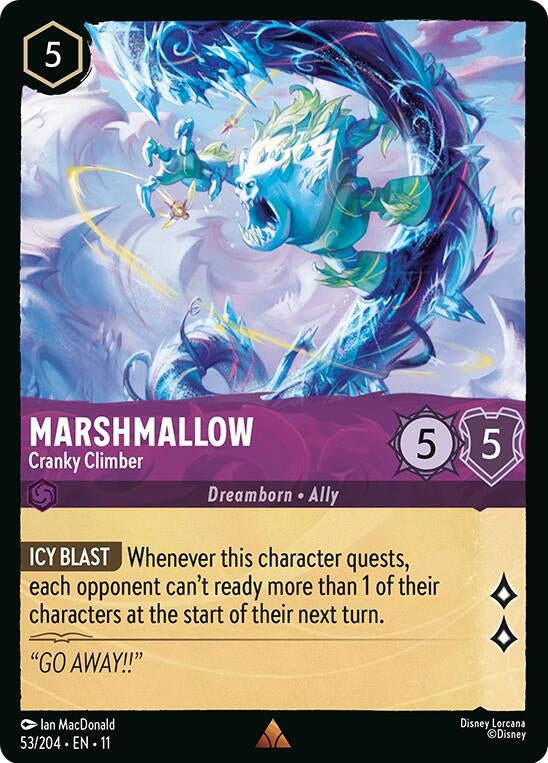 Image for Marshmallow - Cranky Climber (53/204) (Winterspell) - Disney Lorcana