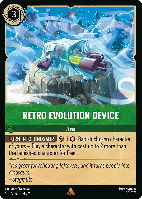 Image for Retro Evolution Device (100/204) (Winterspell) - Disney Lorcana