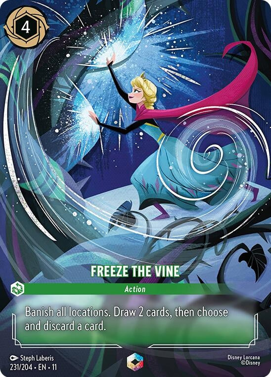 Image for Freeze the Vine (Enchanted) (231/204) (Winterspell) - Disney Lorcana