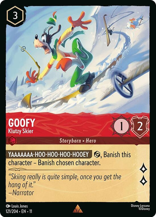 Image for Goofy - Klutzy Skier (121/204) (Winterspell) - Disney Lorcana