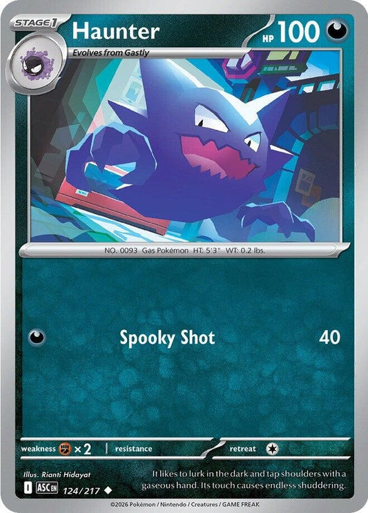 Image for Haunter (124/217) (ME: Ascended Heroes) - Pokemon