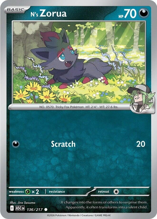 Image for N's Zorua (136/217) (ME: Ascended Heroes) (ASC) - Pokemon