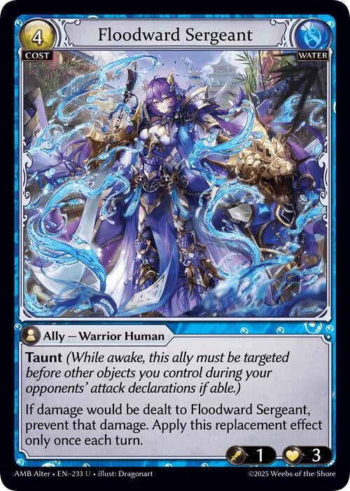 Image for Floodward Sergeant (233) (Mortal Ambition Alter Edition) - Grand Archive TCG