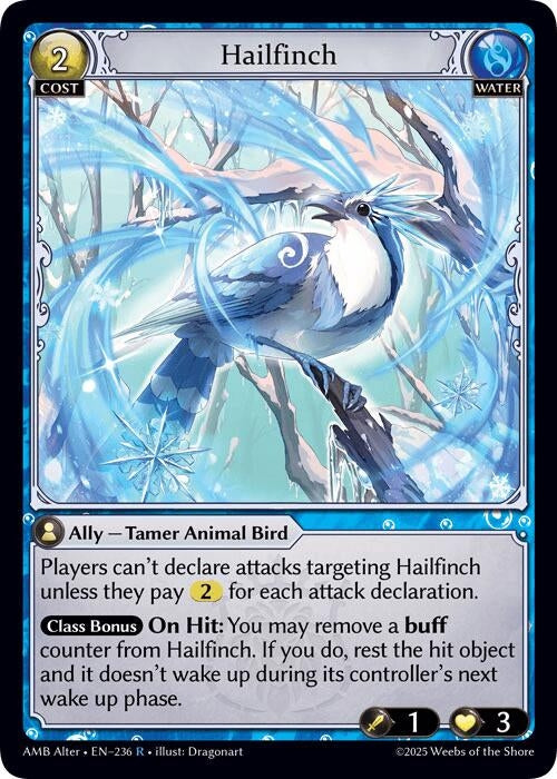 Image for Hailfinch (236) (Mortal Ambition Alter Edition) - Grand Archive TCG