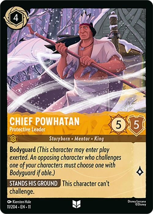 Image for Chief Powhatan - Protective Leader (11/204) (Winterspell) - Disney Lorcana