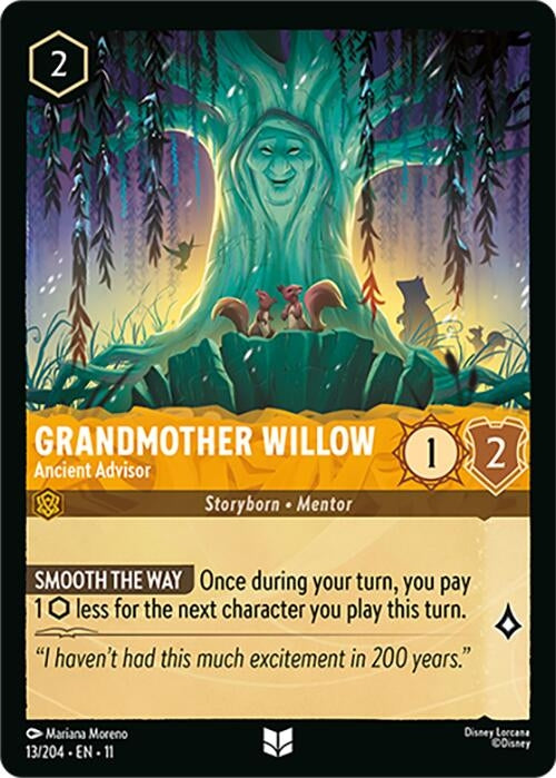 Image for Grandmother Willow - Ancient Advisor (13/204) (Winterspell) - Disney Lorcana