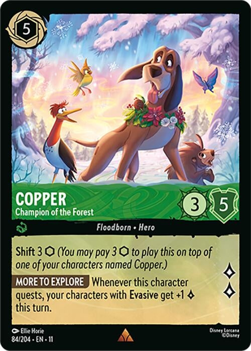 Image for Copper - Champion of the Forest (84/204) (Winterspell) - Disney Lorcana