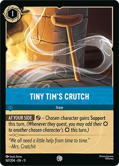 Image for Tiny Tim's Crutch (167/204) (Winterspell) - Disney Lorcana