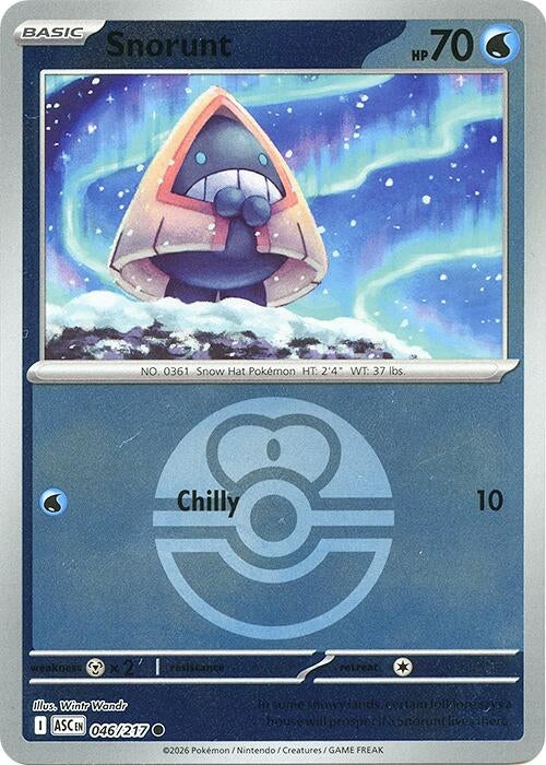 Image for Snorunt - 046/217 (Love Ball) (046/217) (ME: Ascended Heroes) (ASC) - Pokemon