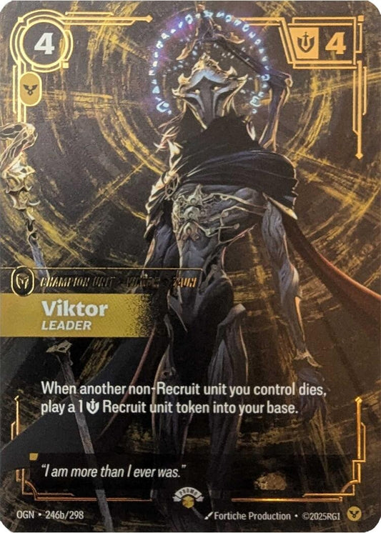 Image for Viktor - Leader (246a/298) (Riftbound Promotional Cards) - Riftbound: League of Legends Trading Card Game