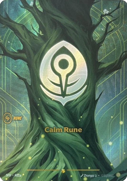 Image for Calm Rune (R02a) (R02a) (Spiritforged) - Riftbound: League of Legends Trading Card Game