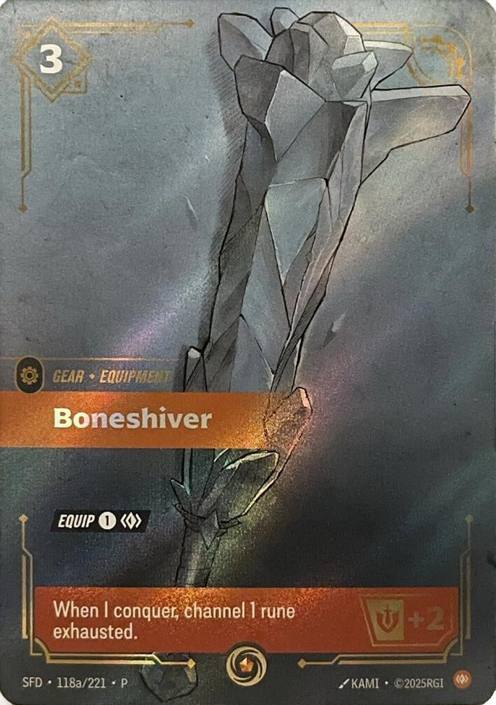 Image for Boneshiver (118a/221) (Riftbound Organized Play Promotional Cards) - Riftbound: League of Legends Trading Card Game