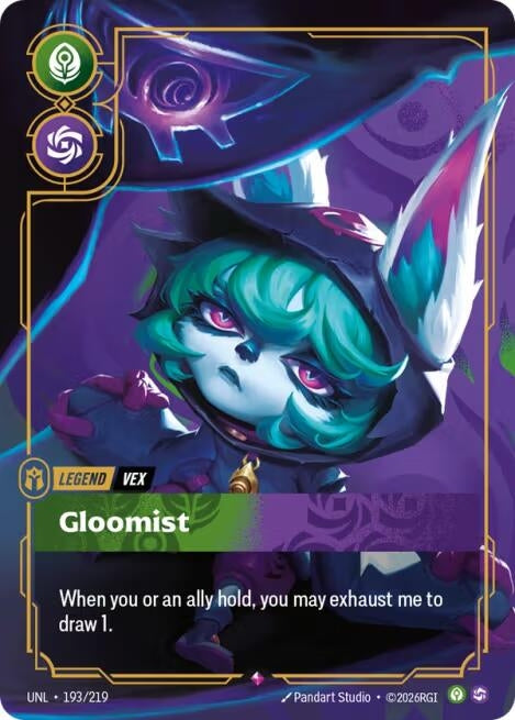 Image for Vex - Gloomist (193/219) (Unleashed) - Riftbound: League of Legends Trading Card Game