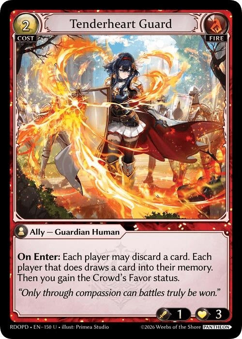 Image for Tenderheart Guard (150) (Radiant Origins: Pantheon) - Grand Archive TCG