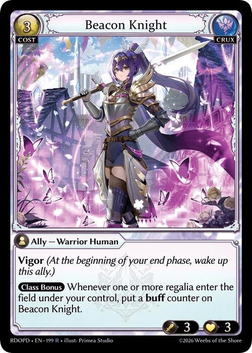 Image for Beacon Knight (199) (Radiant Origins: Pantheon) - Grand Archive TCG