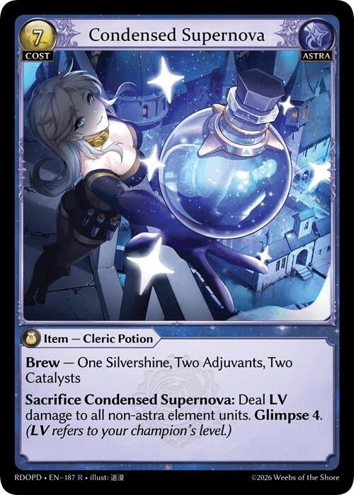 Image for Condensed Supernova (187) (Radiant Origins: Pantheon) - Grand Archive TCG