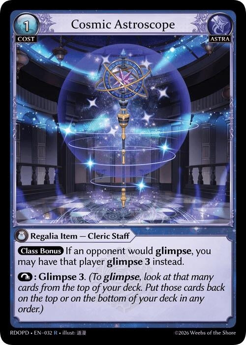 Image for Cosmic Astroscope (032) (Radiant Origins: Pantheon) - Grand Archive TCG