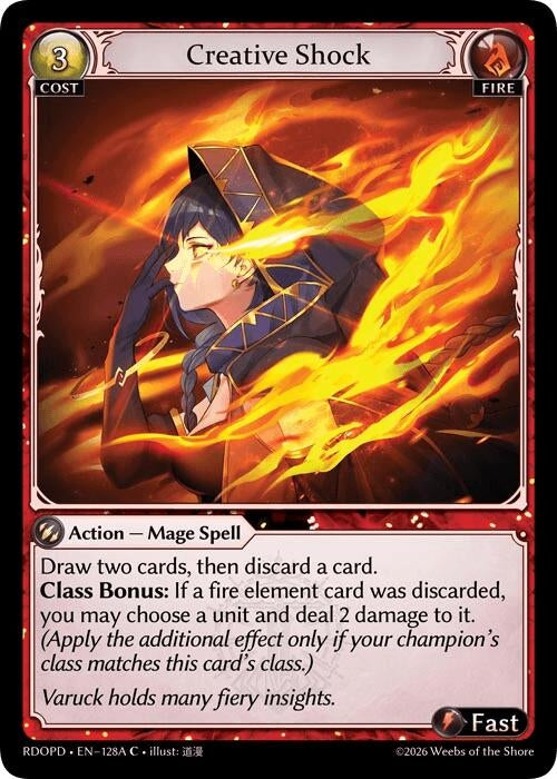 Image for Creative Shock (128A) (128A) (Radiant Origins: Pantheon) - Grand Archive TCG
