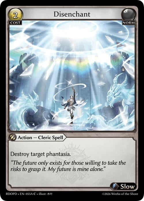 Image for Disenchant (055A) (055A) (Radiant Origins: Pantheon) - Grand Archive TCG