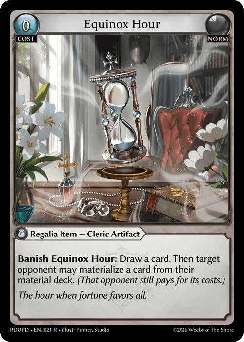 Image for Equinox Hour (021) (Radiant Origins: Pantheon) - Grand Archive TCG