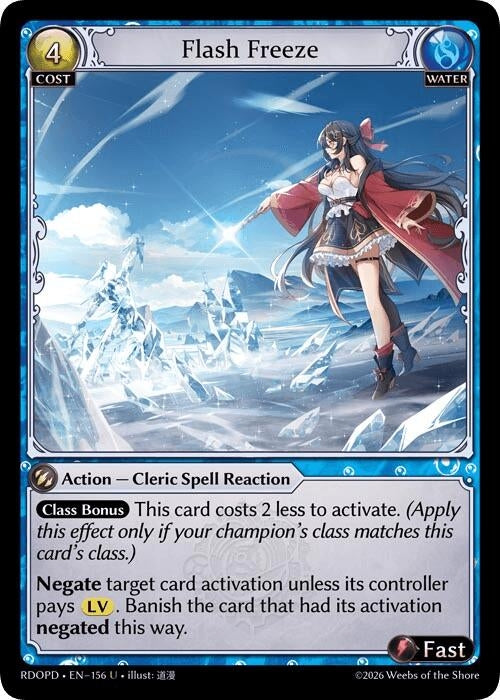 Image for Flash Freeze (156) (Radiant Origins: Pantheon) - Grand Archive TCG