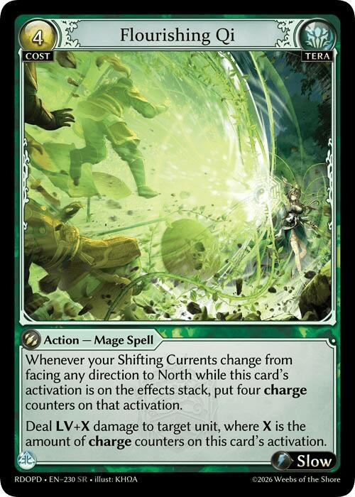Image for Flourishing Qi (230) (Radiant Origins: Pantheon) - Grand Archive TCG