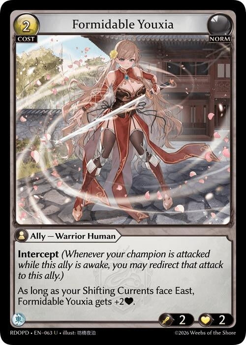 Image for Formidable Youxia (063) (Radiant Origins: Pantheon) - Grand Archive TCG