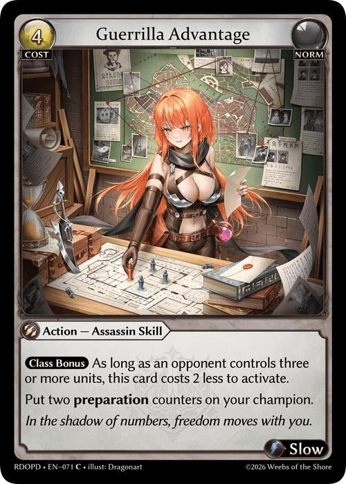 Image for Guerrilla Advantage (071) (Radiant Origins: Pantheon) - Grand Archive TCG