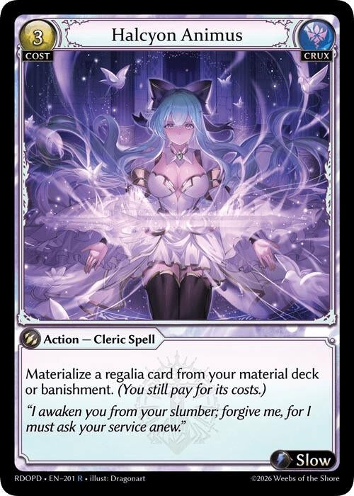 Image for Halcyon Animus (201) (Radiant Origins: Pantheon) - Grand Archive TCG
