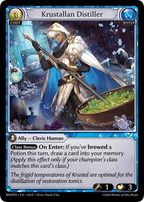 Image for Krustallan Distiller (158) (Radiant Origins: Pantheon) - Grand Archive TCG