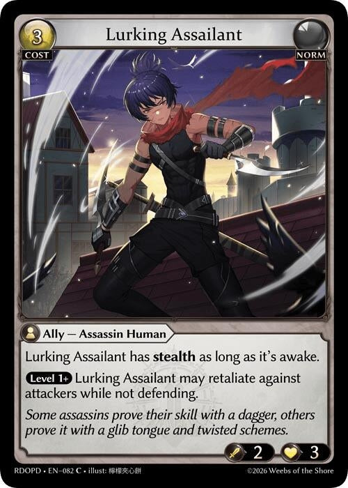 Image for Lurking Assailant (082) (Radiant Origins: Pantheon) - Grand Archive TCG