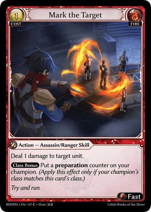Mark the Target (137) (Radiant Origins: Pantheon)