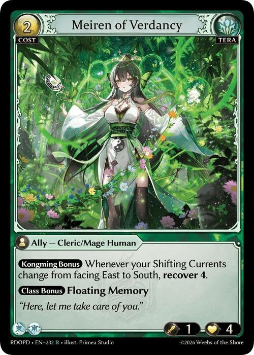 Image for Meiren of Verdancy (232) (Radiant Origins: Pantheon) - Grand Archive TCG