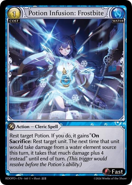Image for Potion Infusion: Frostbite (160) (Radiant Origins: Pantheon) - Grand Archive TCG
