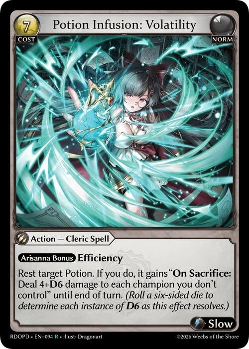 Image for Potion Infusion: Volatility (094) (Radiant Origins: Pantheon) - Grand Archive TCG