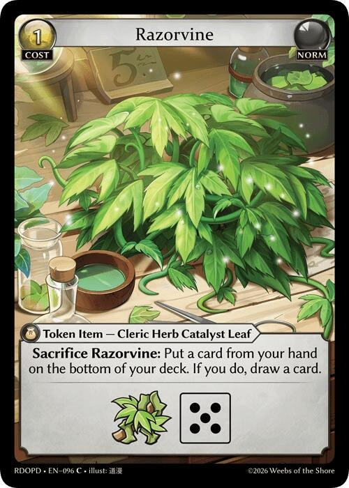 Image for Razorvine (096) (Radiant Origins: Pantheon) - Grand Archive TCG