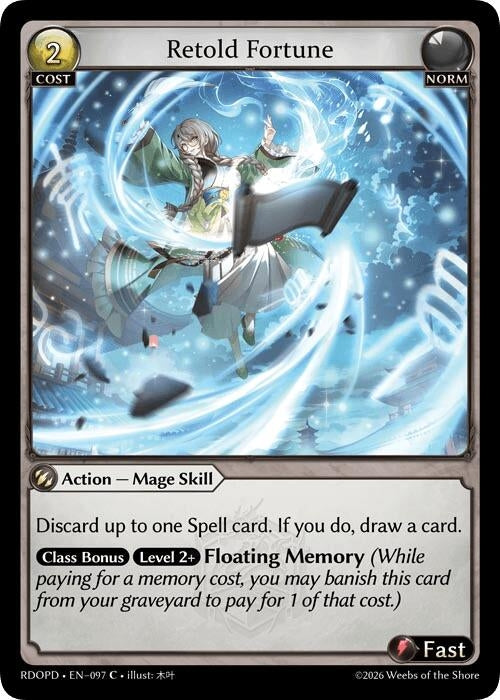 Image for Retold Fortune (097) (Radiant Origins: Pantheon) - Grand Archive TCG
