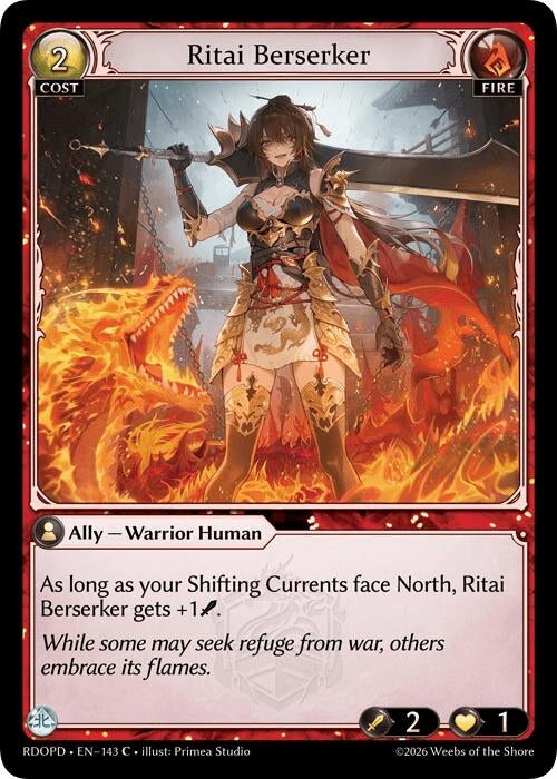 Image for Ritai Berserker (143) (Radiant Origins: Pantheon) - Grand Archive TCG