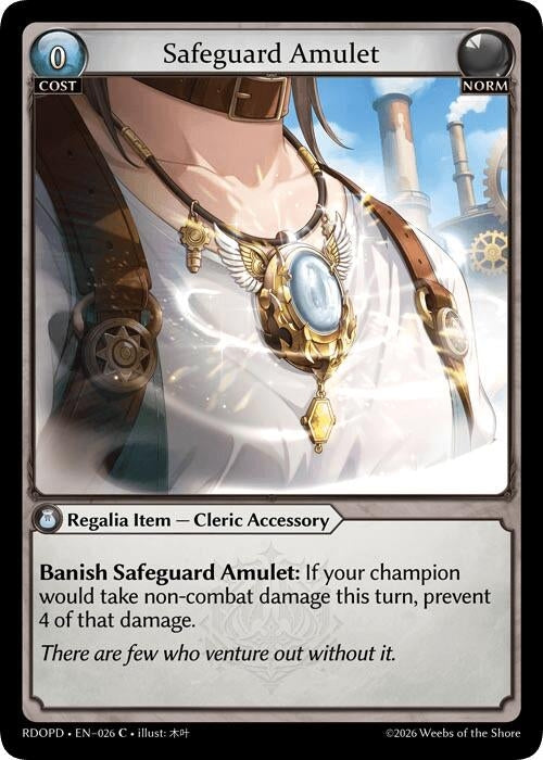 Image for Safeguard Amulet (026) (Radiant Origins: Pantheon) - Grand Archive TCG