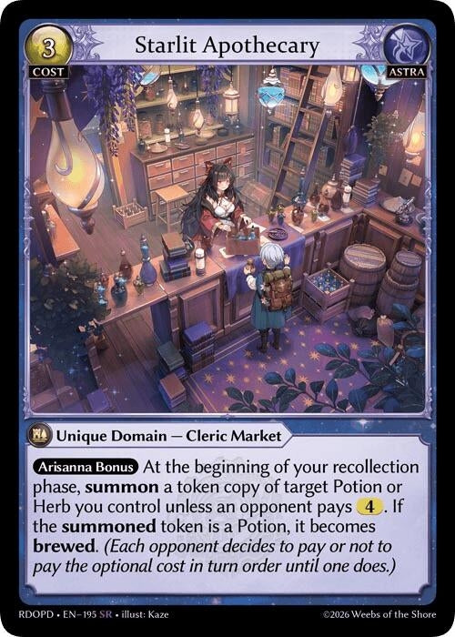 Image for Starlit Apothecary (195) (Radiant Origins: Pantheon) - Grand Archive TCG