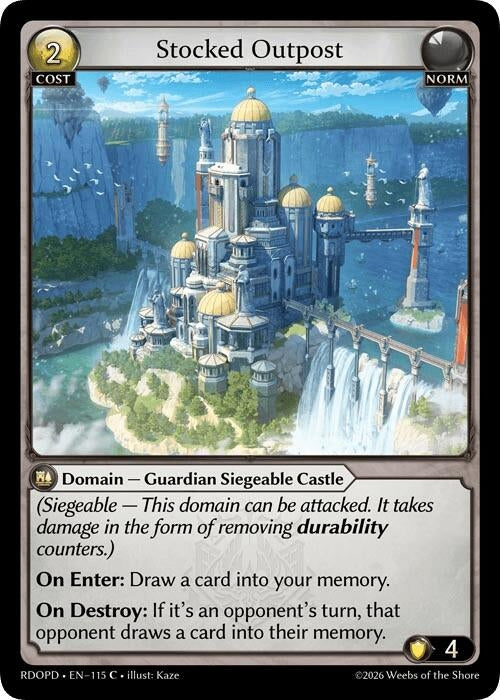 Image for Stocked Outpost (115) (Radiant Origins: Pantheon) - Grand Archive TCG
