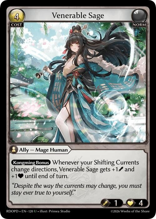 Image for Venerable Sage (120) (Radiant Origins: Pantheon) - Grand Archive TCG
