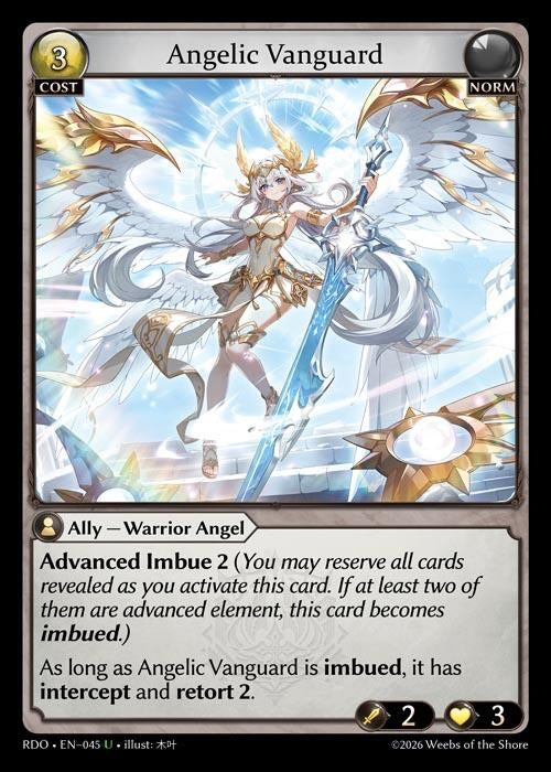 Image for Angelic Vanguard (045) (Radiant Origins) - Grand Archive TCG