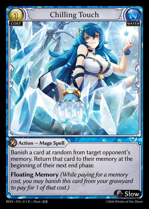 Image for Chilling Touch (211) (Radiant Origins) - Grand Archive TCG